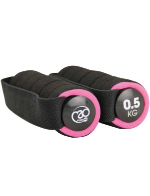 Fitness-Mad Pro Handweights 0.5Kg - Hot Pink